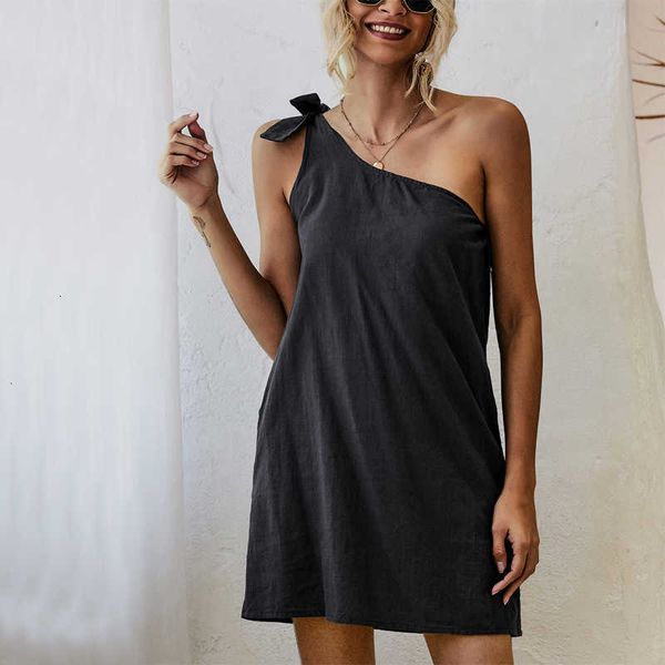casual dresses slanted shoulder strap women's sleeveless beach female elegant straight office chic party vestidos muuz, Black;gray
casual dresses slanted shoulder strap women's sleeveless beach female elegant straight office chic party vestidos muuz, Black;gray