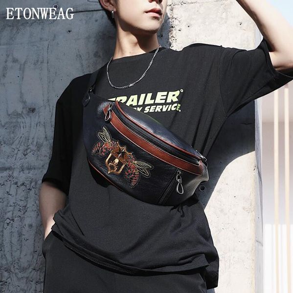 factory wholesale men handbag original design embroidery chest bag street cool bee embroiderys messenger bags fashion leather shoulder handb
factory wholesale men handbag original design embroidery chest bag street cool bee embroiderys messenger bags fashion leather shoulder handb