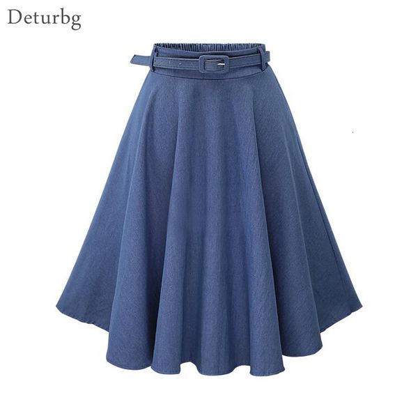 casual dresses women's elegant solid color knee-length skirt belt female high waist pleated a-line jeans denim skirts 2021 sp, Black;gray
casual dresses women's elegant solid color knee-length skirt belt female high waist pleated a-line jeans denim skirts 2021 sp, Black;gray