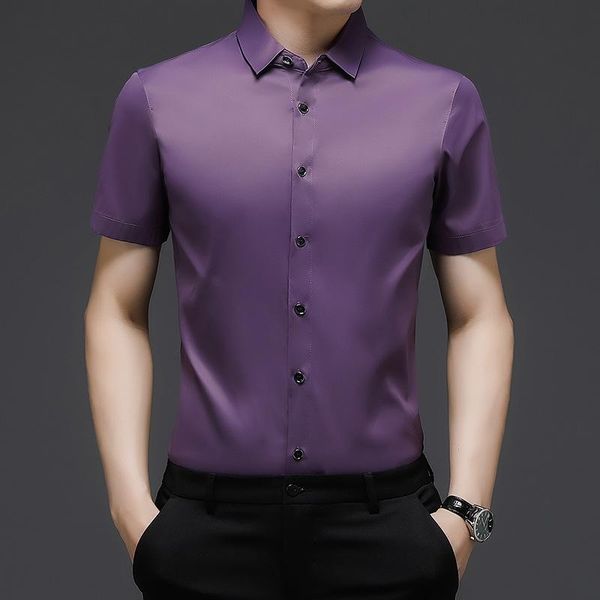 men's casual shirts shirt summer solid color slim fit business leisure no iron short sleeve wear custom logo wholesale, White;black
men's casual shirts shirt summer solid color slim fit business leisure no iron short sleeve wear custom logo wholesale, White;black