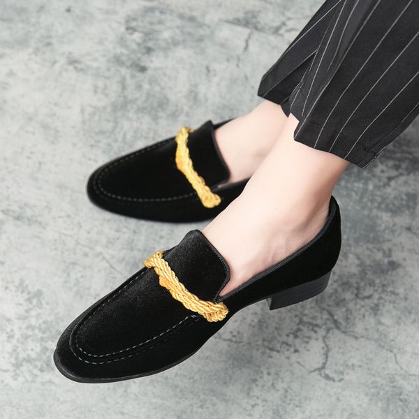new men dress shoes men wedding fashion office footwear fashion velvet comfy men formal shoes brand flats shoes, Black
new men dress shoes men wedding fashion office footwear fashion velvet comfy men formal shoes brand flats shoes, Black