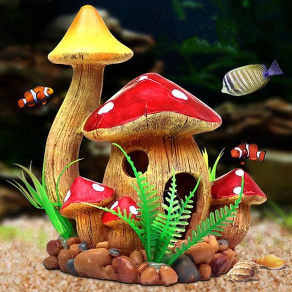 aquarium house rockery mushroom resin ornament fish shrimp nest cave tank accessories decoration decorations
aquarium house rockery mushroom resin ornament fish shrimp nest cave tank accessories decoration decorations