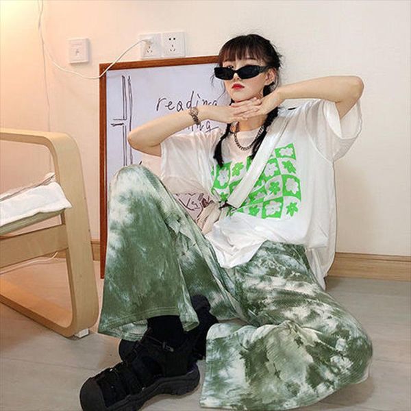 elastic waistband loose harem printing tie dye contrast jogger pant women's ms trousers streetwear korean harajuku punk hip hop pants &, Black;white
elastic waistband loose harem printing tie dye contrast jogger pant women's ms trousers streetwear korean harajuku punk hip hop pants &, Black;white