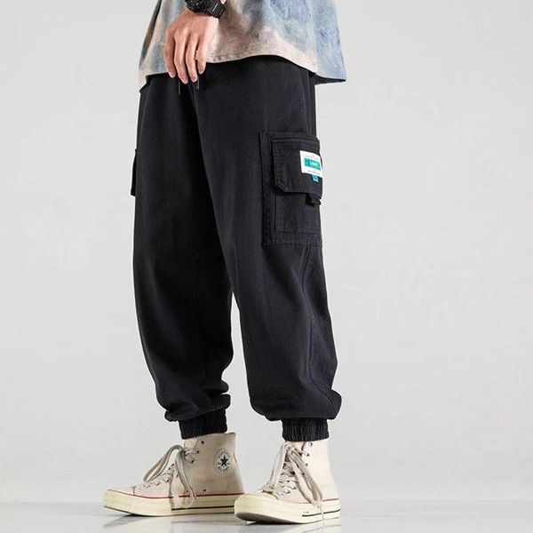 men's pants side pockets cargo harem joggers men 2021 military army green casual harajuku streetwear sweatpant drop, Black
men's pants side pockets cargo harem joggers men 2021 military army green casual harajuku streetwear sweatpant drop, Black