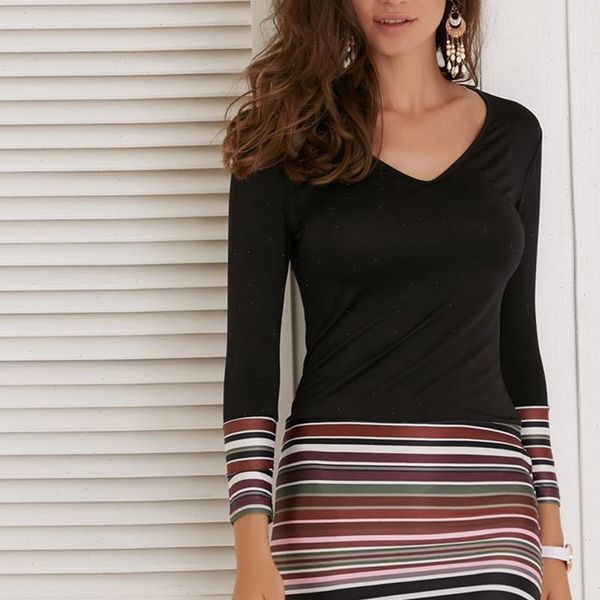 womens dresses ladies striped patchwork v neck long sleeve dress evening party vestidos de verano roupa feminina club kleider dame, Black;gray
womens dresses ladies striped patchwork v neck long sleeve dress evening party vestidos de verano roupa feminina club kleider dame, Black;gray