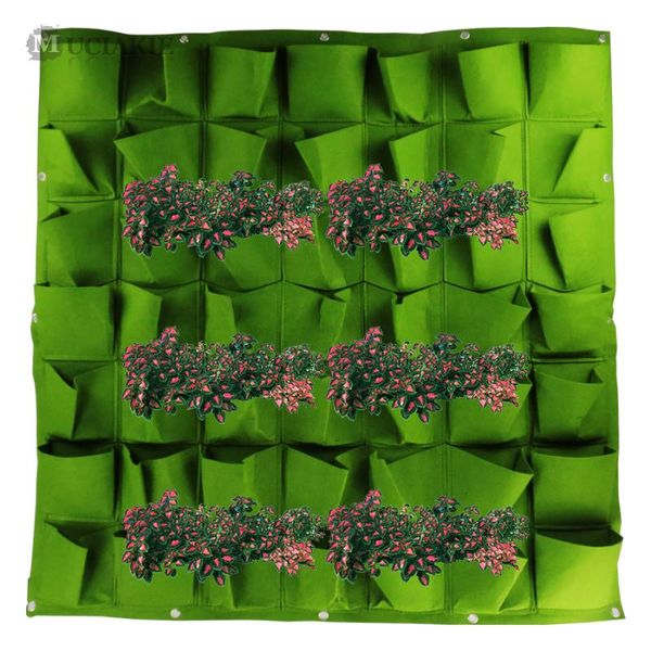planters & pots muciakie 1pc 100x100cm 49 pockets green grow bags wall vertical plants flowers bonsai put soil or pot garden planting felt
planters & pots muciakie 1pc 100x100cm 49 pockets green grow bags wall vertical plants flowers bonsai put soil or pot garden planting felt