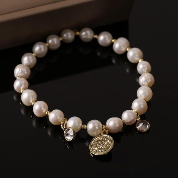 baroque wind natural fresh water pearl bracelet female can pull hand act the role of gentle and simple accessories tide charm bracelets, Golden;silver
baroque wind natural fresh water pearl bracelet female can pull hand act the role of gentle and simple accessories tide charm bracelets, Golden;silver