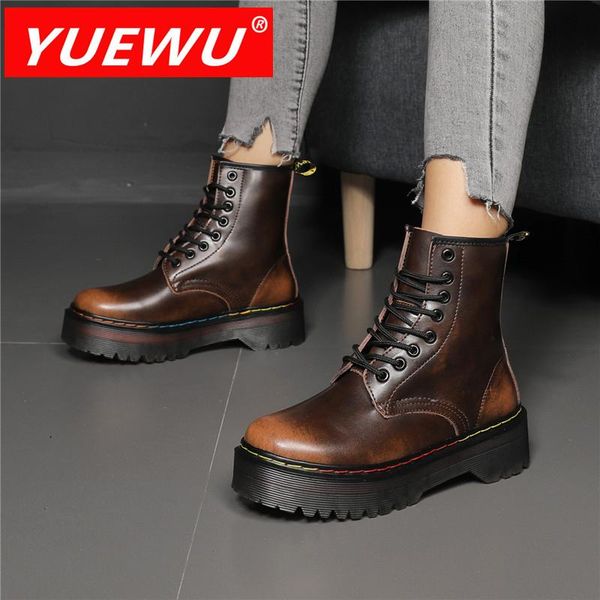 boots yuewu women ladies genuine leather ankle thick bottom shoes winter fur warm female motorcycle, Black
boots yuewu women ladies genuine leather ankle thick bottom shoes winter fur warm female motorcycle, Black