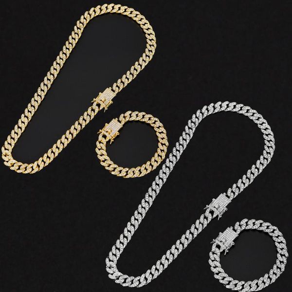 cuban chain bracelet set necklace & hip hop gold iced out paved rhinestones cz bling rapper for men jewelry pendant necklaces, Silver
cuban chain bracelet set necklace & hip hop gold iced out paved rhinestones cz bling rapper for men jewelry pendant necklaces, Silver
