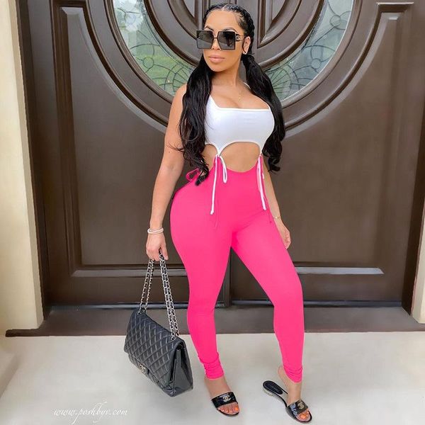 women's jumpsuits & rompers fashion patchwork two piece set women tracksuit high street 2 outfits push up sleeveless bodycon and pants, Black;white
women's jumpsuits & rompers fashion patchwork two piece set women tracksuit high street 2 outfits push up sleeveless bodycon and pants, Black;white