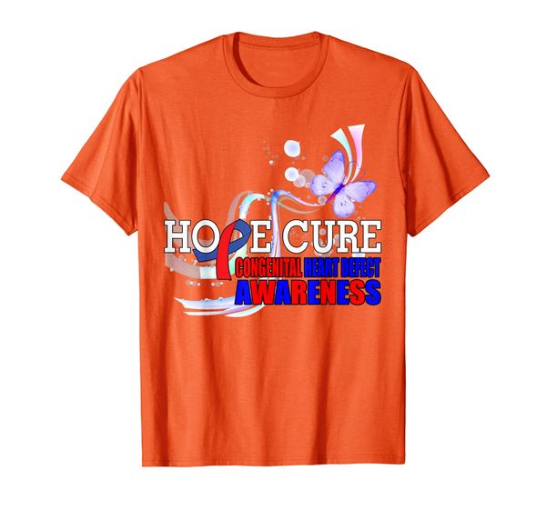 hope cure congenital heart defect awareness ribbon t shirt, White;black 
hope cure congenital heart defect awareness ribbon t shirt, White;black