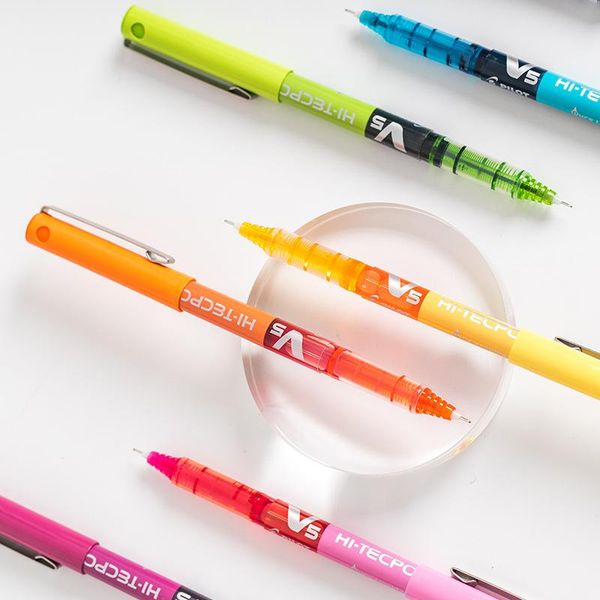 gel pens 1 pcs pilot v5 pen 0.5mm needle liquid ink water-based writing drawing liner stationery office school supplies e6911
gel pens 1 pcs pilot v5 pen 0.5mm needle liquid ink water-based writing drawing liner stationery office school supplies e6911