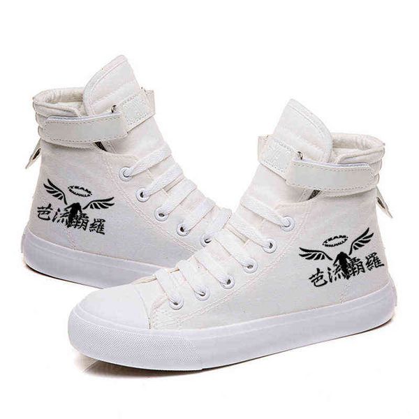 anime tokyo avenger balubaro high casual shoes couple men and wo velcro canvas, Black;white
anime tokyo avenger balubaro high casual shoes couple men and wo velcro canvas, Black;white