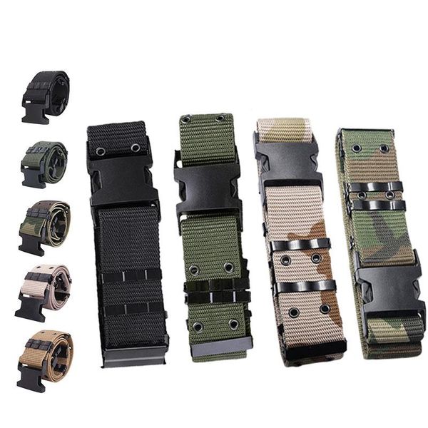 waist support tactical belts military nylon automatic buckle adjustable belt army outdoor duty hunting training 125cm, Black;gray
waist support tactical belts military nylon automatic buckle adjustable belt army outdoor duty hunting training 125cm, Black;gray