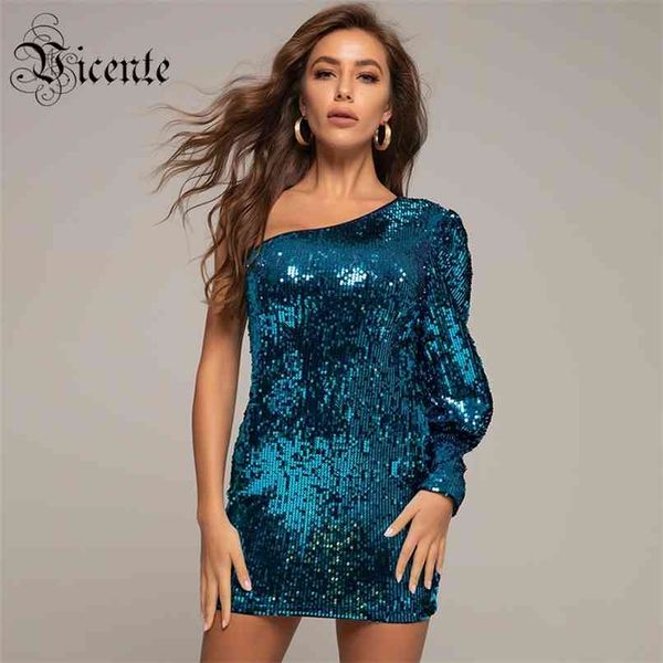 chic blue sequins dress one shoulder lantern sleeve design celebrity party club mini 210520, Black;gray
chic blue sequins dress one shoulder lantern sleeve design celebrity party club mini 210520, Black;gray