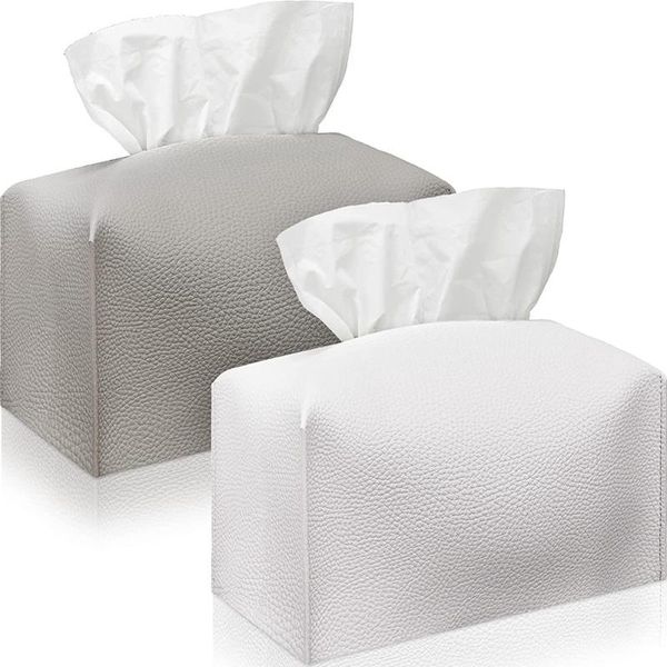 tissue boxes & napkins 2 pieces box cover with bottom belt pu leather holder rectangle light gray+white
tissue boxes & napkins 2 pieces box cover with bottom belt pu leather holder rectangle light gray+white