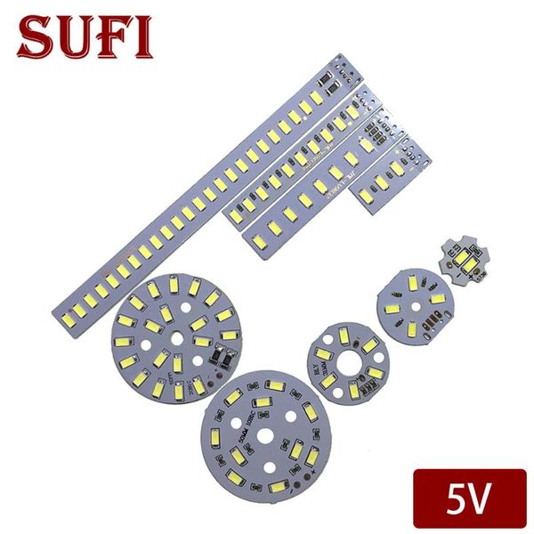 

bulbs 10pcs led light source 5v board 1w 2w 3w 5w 10w 12w without power supply to drive usb universal for diy table lamp