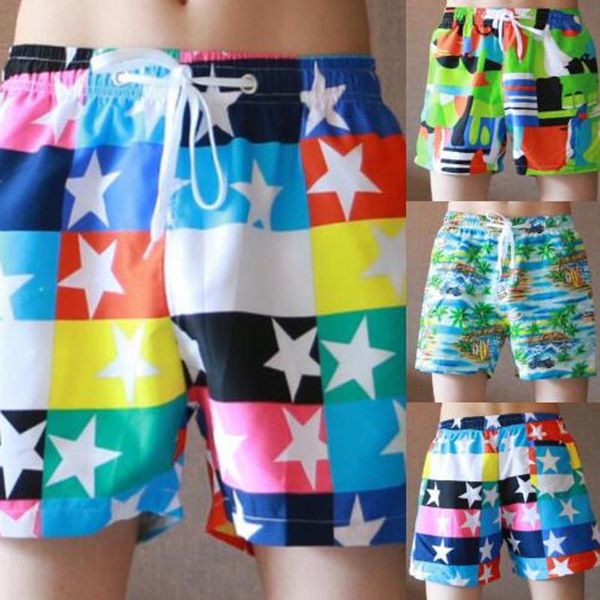 men's shorts for the beach cotton casual summer hawaii printed loose swimming y604, White;black
men's shorts for the beach cotton casual summer hawaii printed loose swimming y604, White;black