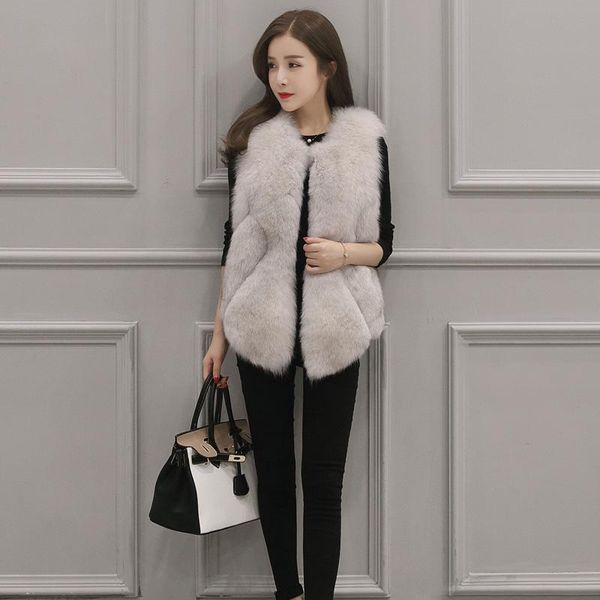 women's fur & faux furry women coat 2021 winter gilet vest artificial vests patchwork thicken m873, Black
women's fur & faux furry women coat 2021 winter gilet vest artificial vests patchwork thicken m873, Black