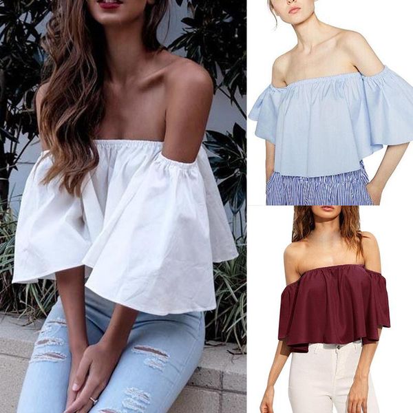 skirts women semi flare sleeve off shoulder ruffle crop cropped t-shirt eig88, Black
skirts women semi flare sleeve off shoulder ruffle crop cropped t-shirt eig88, Black