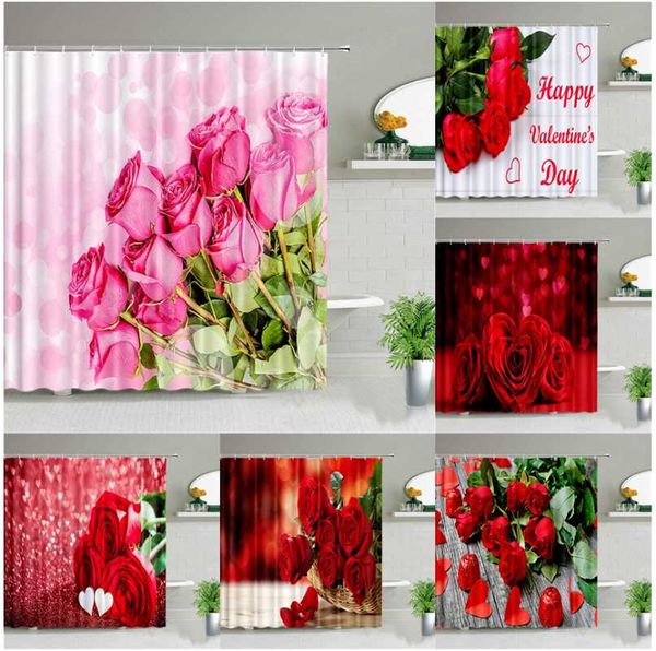 shower curtains rose flower red flowers green leaf plant pattern valentine's day bathroom decor polyester cloth hanging curtain
shower curtains rose flower red flowers green leaf plant pattern valentine's day bathroom decor polyester cloth hanging curtain