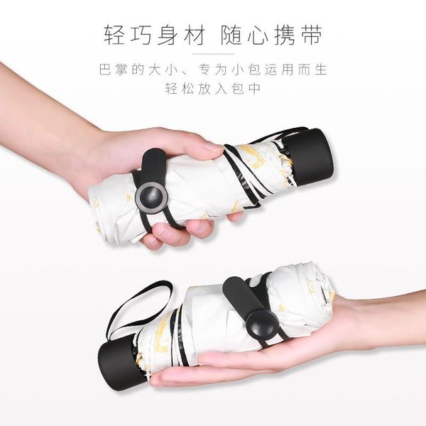 umbrellas sunshade, sun protection, uv rain and rain, dual-use , female folding ultra-light, small, l, five-fold
umbrellas sunshade, sun protection, uv rain and rain, dual-use , female folding ultra-light, small, l, five-fold