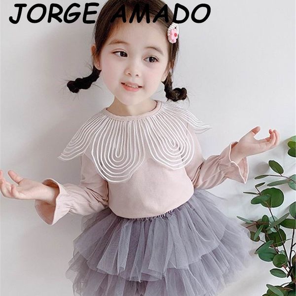 clothing sets girls outfits yarn flower petal collar t-shirt +layered gauze skirt 2pcs suit toddler girl clothes e20226 ej49, White
clothing sets girls outfits yarn flower petal collar t-shirt +layered gauze skirt 2pcs suit toddler girl clothes e20226 ej49, White