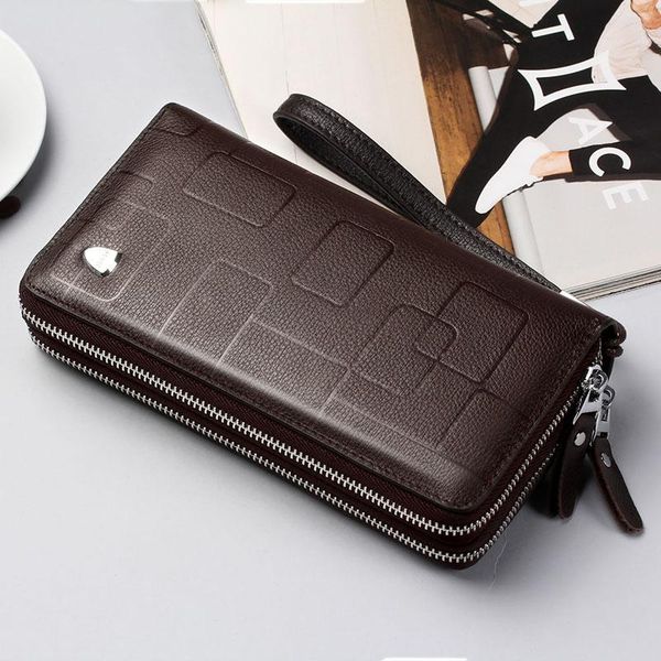 wallets genuine leather clutch cellphone long wallet men's simple multifunctional cow zipper money business bag, Red;black
wallets genuine leather clutch cellphone long wallet men's simple multifunctional cow zipper money business bag, Red;black
