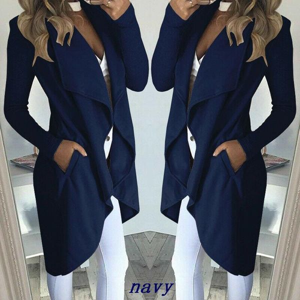 women's trench coats fall / winter 2021 fashion loose long sleeve cardigan windbreaker lapel solid coat, Tan;black
women's trench coats fall / winter 2021 fashion loose long sleeve cardigan windbreaker lapel solid coat, Tan;black