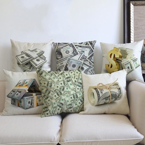 dollar decorative sofa throw pillows 18 inches square linen cotton money print ofiice chair seat cushion cover home decor cushion/decorative
dollar decorative sofa throw pillows 18 inches square linen cotton money print ofiice chair seat cushion cover home decor cushion/decorative