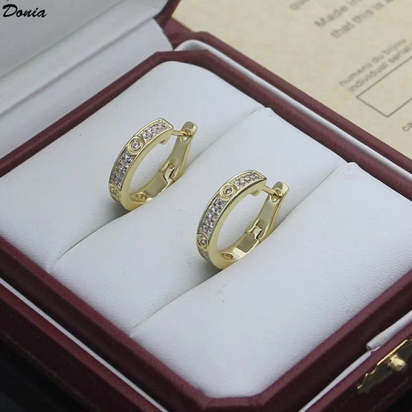 donia jewelry luxury stud european and american fashion starry titanium steel three-color creative designer earrings gifts, Golden;silver
donia jewelry luxury stud european and american fashion starry titanium steel three-color creative designer earrings gifts, Golden;silver