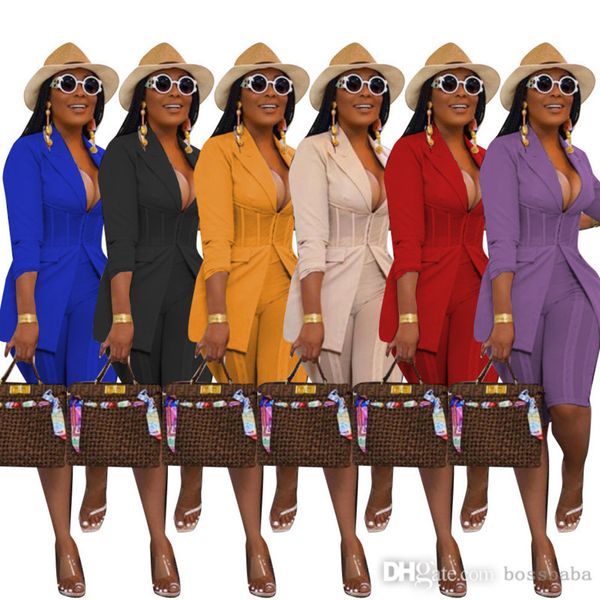 women two piece set blazers suits with shorts pants autumn fashion solid color jacket sheer mesh patchwork office lady blazer s-xxl, White
women two piece set blazers suits with shorts pants autumn fashion solid color jacket sheer mesh patchwork office lady blazer s-xxl, White