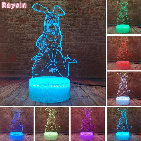 night lights girl anime waifu mai sakurajima led light for friend lamp bedroom decor drop 
night lights girl anime waifu mai sakurajima led light for friend lamp bedroom decor drop