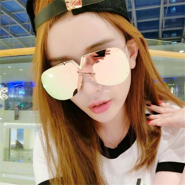 sunglasses women men's fashion oversized eyeglasses men brand designer goggle sun glasses female style uv400, White;black
sunglasses women men's fashion oversized eyeglasses men brand designer goggle sun glasses female style uv400, White;black