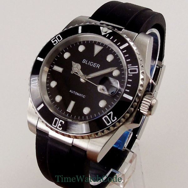 40mm japan miyota 8215 sub men automatic watches date sapphire glass rubber strap black iron plate ceramic tiles insert cyclops, Slivery;brown
40mm japan miyota 8215 sub men automatic watches date sapphire glass rubber strap black iron plate ceramic tiles insert cyclops, Slivery;brown