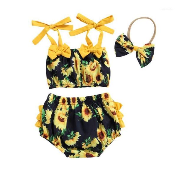 clothing sets 3pcs sweet style baby girls outfit summer sunflower printing sleeveless suspender short shorts bow headwear set1, White
clothing sets 3pcs sweet style baby girls outfit summer sunflower printing sleeveless suspender short shorts bow headwear set1, White