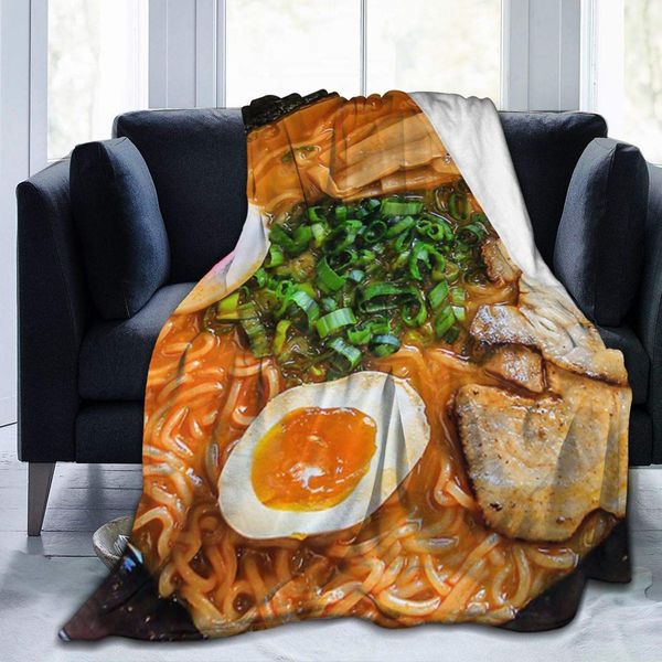 Funny Cute Ramen Noodles Sofa Throw Blanket Flannel Super Soft Fleece Beach Picnic Bedspread Home Decor All Season for Baby Dog
Funny Cute Ramen Noodles Sofa Throw Blanket Flannel Super Soft Fleece Beach Picnic Bedspread Home Decor All Season for Baby Dog