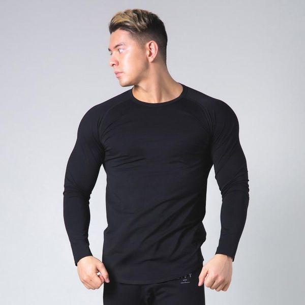men's t-shirts gym fitness fashion casual t-shirt long-sleeved jogging sports tight-fitting men, White;black
men's t-shirts gym fitness fashion casual t-shirt long-sleeved jogging sports tight-fitting men, White;black