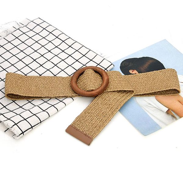 belts women fashion casual straw belt round wooden buckle elastic waist chain belly necklace body jewelry dress shirt accessories, Black;brown
belts women fashion casual straw belt round wooden buckle elastic waist chain belly necklace body jewelry dress shirt accessories, Black;brown
