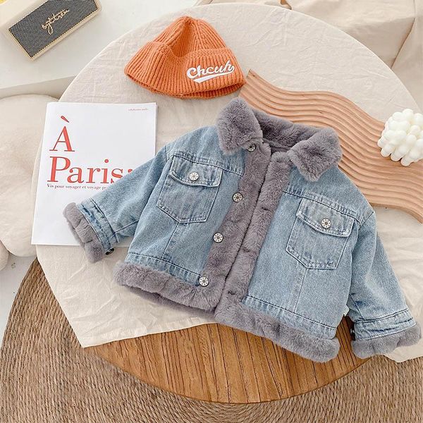 jackets melario winter coat for baby girl 2021 lamb's wool denim jacket thickened single-breasted warm, Blue;gray
jackets melario winter coat for baby girl 2021 lamb's wool denim jacket thickened single-breasted warm, Blue;gray