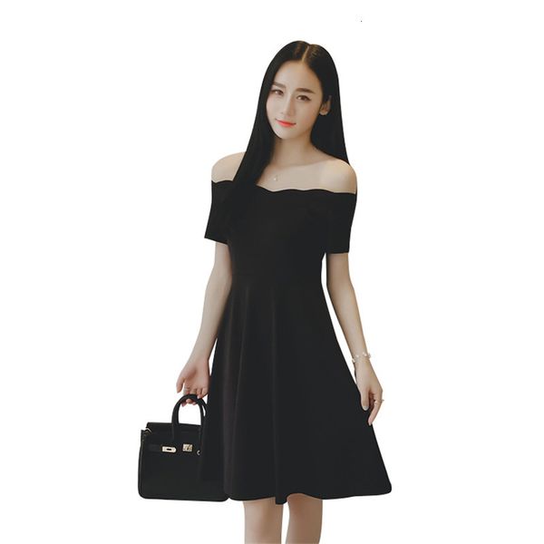 summer women bore wave collar short dresstemperament dressed thin retro-solid small black dress kyi0, Black;gray
summer women bore wave collar short dresstemperament dressed thin retro-solid small black dress kyi0, Black;gray