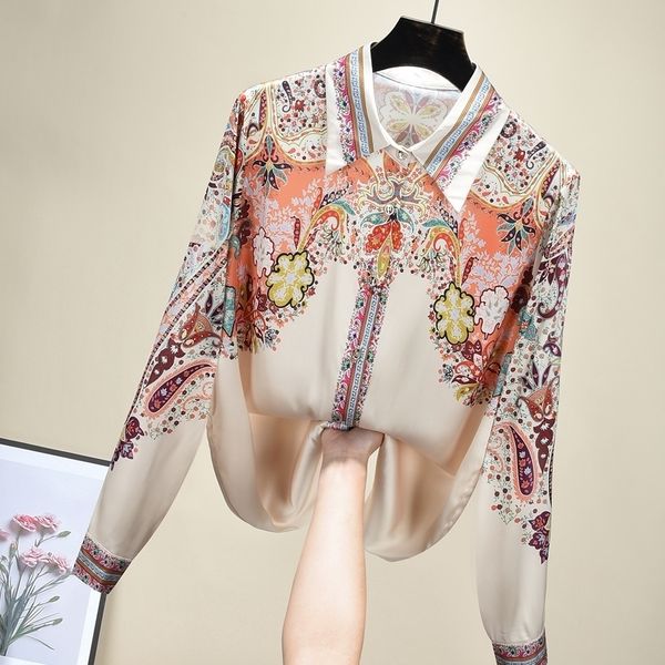 shirt women 2021 spring new arrival vintage print chiffon blouse loose long sleeve elegant modis 210317, White
shirt women 2021 spring new arrival vintage print chiffon blouse loose long sleeve elegant modis 210317, White