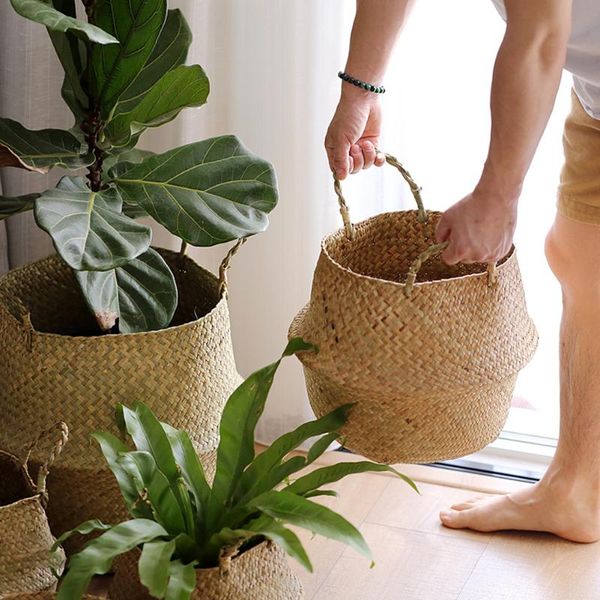 storage baskets handmade seagrass wicker basket laundry holder decorative belly rattan flower pot garden household organizer
storage baskets handmade seagrass wicker basket laundry holder decorative belly rattan flower pot garden household organizer