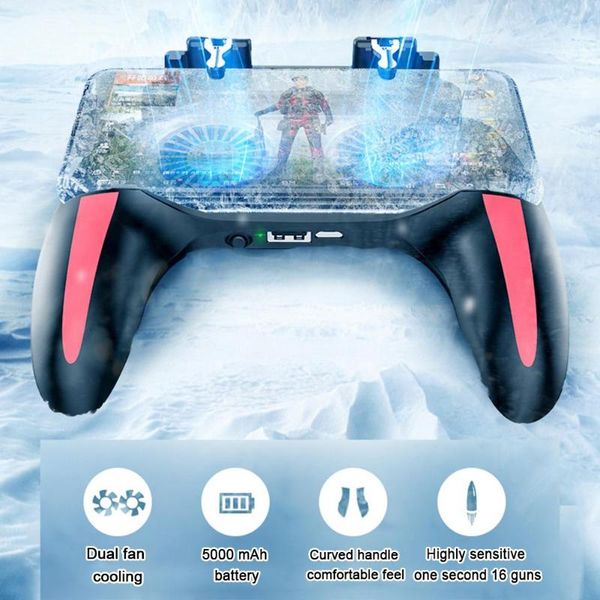 game controllers & joysticks h10 wireless gamepad portable joystick gaming controller handle phone holder with cooling fan for pubg mobile s
game controllers & joysticks h10 wireless gamepad portable joystick gaming controller handle phone holder with cooling fan for pubg mobile s