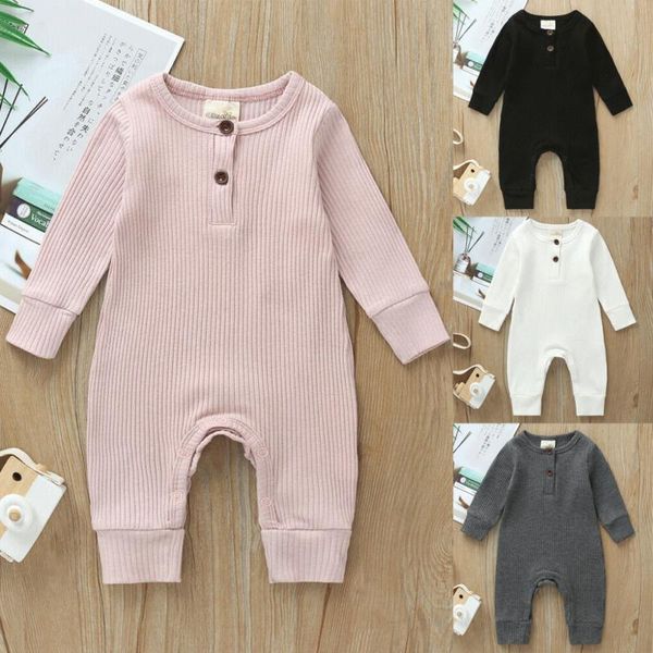 jumpsuits born baby boy girl button romper 1 piece solid color knit ribbed long sleeve pants jumpsuit 0-18 months clothing, Blue
jumpsuits born baby boy girl button romper 1 piece solid color knit ribbed long sleeve pants jumpsuit 0-18 months clothing, Blue
