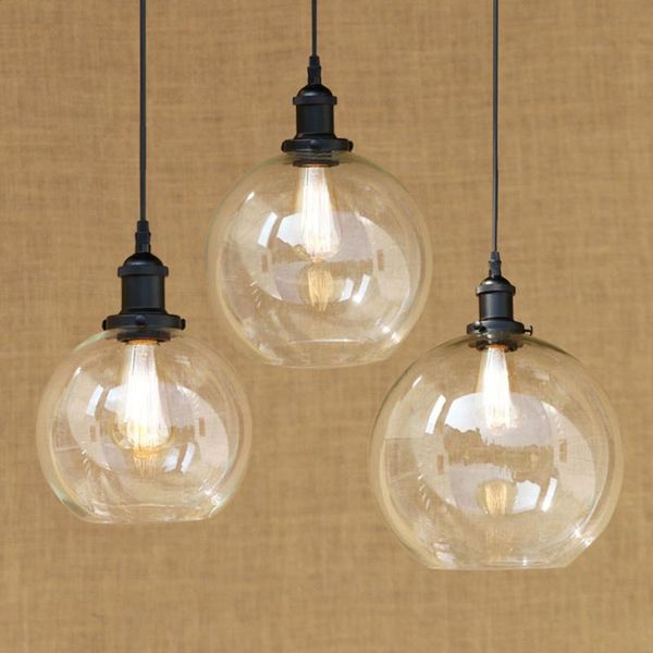 modern spherical glass shade pendant lamp led edison bulb light fixture for kitchen lights/dining room/bar e27 220v lamps
modern spherical glass shade pendant lamp led edison bulb light fixture for kitchen lights/dining room/bar e27 220v lamps