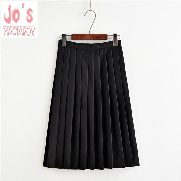 skirts 2021 autumn japanese preppy style women knee-length high waist pleated female sweet solid straight, Black
skirts 2021 autumn japanese preppy style women knee-length high waist pleated female sweet solid straight, Black