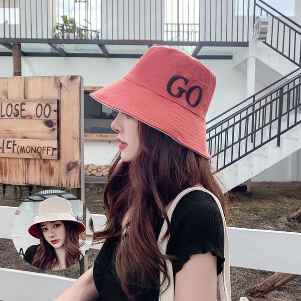embroidered go double-sided fisherman hat female japanese personality basin outdoor sunshade foldable sun wide brim hats, Blue;gray
embroidered go double-sided fisherman hat female japanese personality basin outdoor sunshade foldable sun wide brim hats, Blue;gray