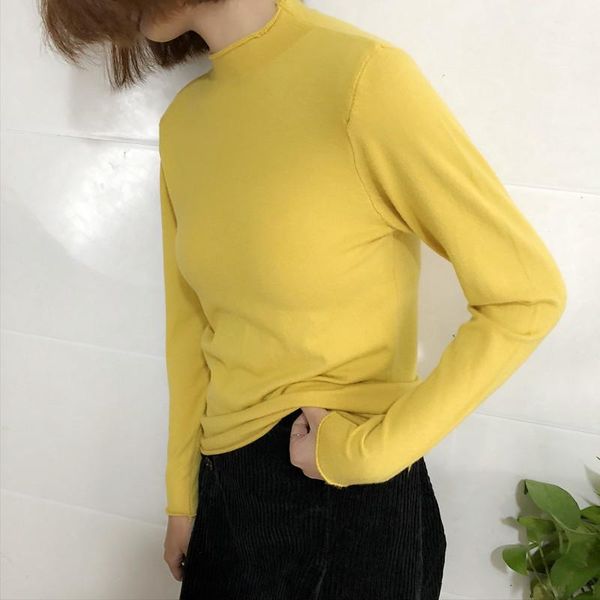 women's sweaters sweater women half turtleneck pullovers solid color spring and autumn europes american style womens vestidos lxj654, White;black
women's sweaters sweater women half turtleneck pullovers solid color spring and autumn europes american style womens vestidos lxj654, White;black