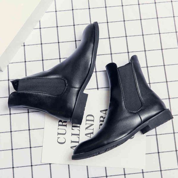 dress shoes 2021 men's leather boots comfortable slip-on chelsea casual ankle for man waterproof winter shoes military 38-48 narh, Black
dress shoes 2021 men's leather boots comfortable slip-on chelsea casual ankle for man waterproof winter shoes military 38-48 narh, Black